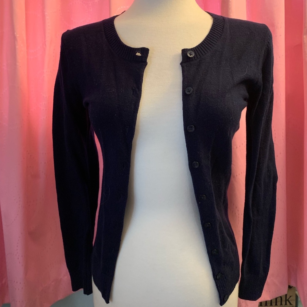 Navy blue cardigan GAP